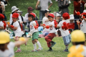 Hội thao ở trường mẫu giáo Nhật