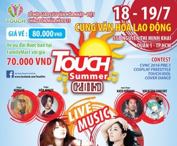 TOUCH SUMMER 2015 - Lễ Hội Giao Lưu Văn Hóa Nhật-Việt 