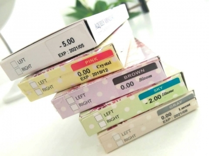 Bí mật của những con số trên hộp kính áp tròng