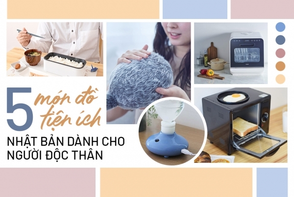 5 món đồ tiện ích Nhật Bản dành cho người độc thân