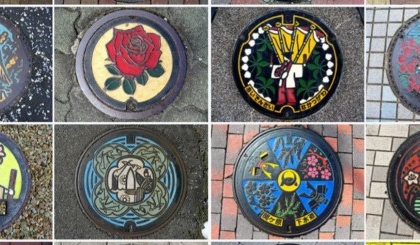 Nhìn nắp cống, ngẫm về nghệ thuật Nhật Bản