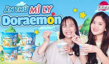 Review mì ly Doraemon & bạn hữu với 4 mùa Nhật Bản