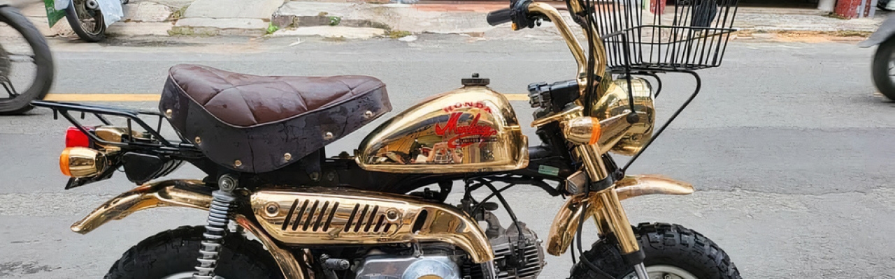 限定車ゴールドメッキのホンダ・モンキーが112万円で販売 | KILALA