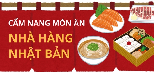 Infographic: Cẩm nang món ăn nhà hàng Nhật