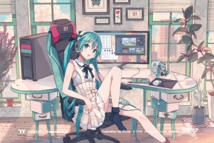 Tsukumo phát hành phụ kiện PC chủ đề Hatsune Miku PC Room