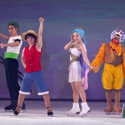 Nhà vô địch thế giới đảm nhận vai Luffy trong buổi diễn trượt băng “One Piece”