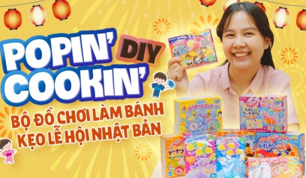 Video: Popin Cookin - Đồ chơi làm bánh kẹo thật từ Nhật Bản