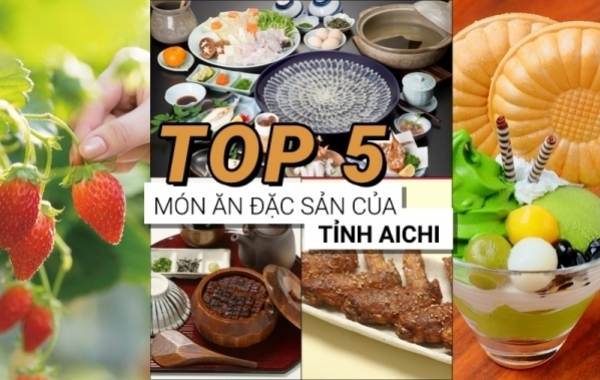 Top 5 món ăn đặc sản của tỉnh Aichi