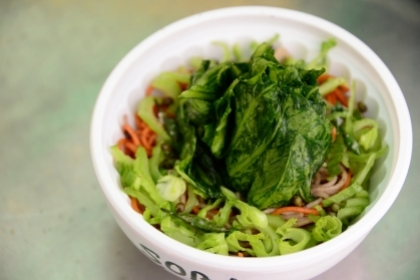 Ngon lạ mì soba tôm chiên Kakiage, soba mắc khén tươi