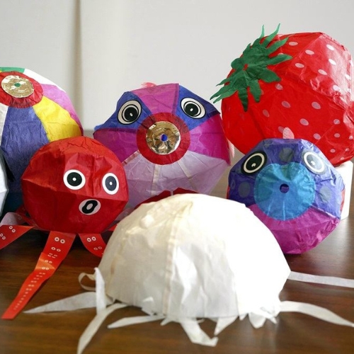 Những thiết kế thổi bùng sức sống cho bong bóng giấy ở Niigata