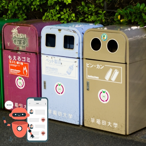 Thành phố ở Nhật thử nghiệm chatbot hướng dẫn xử lý rác