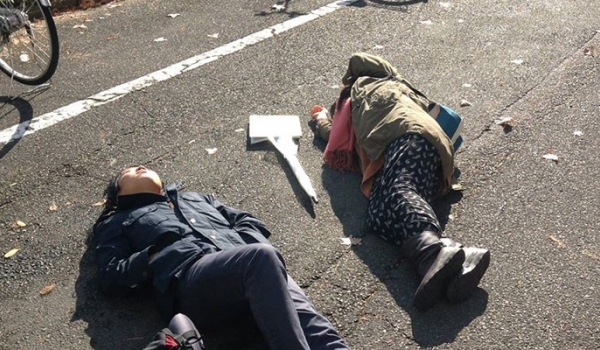 Cảnh sát Nhật đau đầu vì những ca ngủ giữa đường