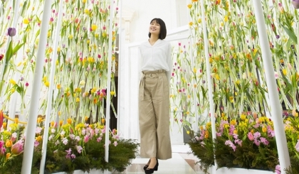 Muôn sắc tại Lễ hội hoa Tulip ở Huis Ten Bosch