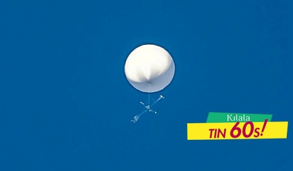 UFO giống quả bóng xuất hiện trên bầu trời Nhật Bản