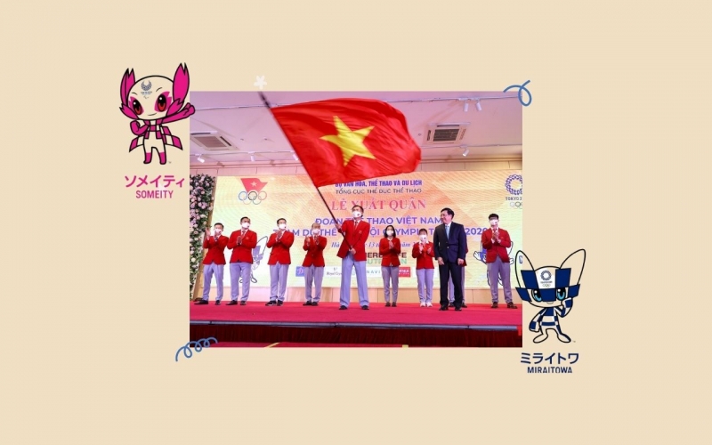Đoàn thể thao Việt Nam lên đường tham dự Olympic Tokyo