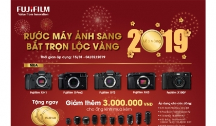 Fujifilm chào Tết với chương trình khuyến mãi hấp dẫn