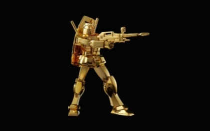 Mô hình Gundam bằng vàng giá  26.4 triệu yên