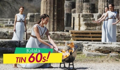 Ngọn lửa Olympic chính thức được thắp sáng tại Hy Lạp