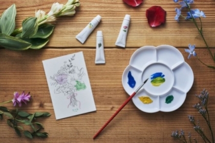 Những bức tranh tỏa hương thơm với màu vẽ Kanogu