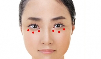 Hết bọng mắt, vết chân chim nhờ phương pháp massage Shiatsu