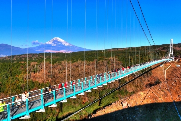 Ngắm núi Phú Sĩ từ cầu treo dài nhất Nhật Bản – Mishima Skywalk