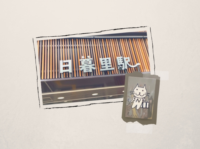 Hành trình tìm kiếm chú mèo linh vật tại ga Nippori