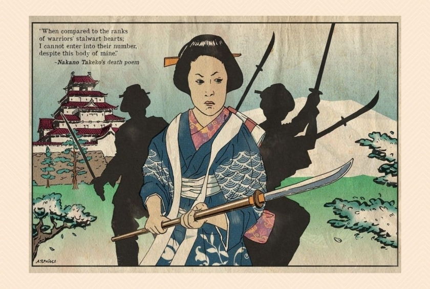 Onna-bugeisha: Những nữ Samurai quả cảm bị lãng quên