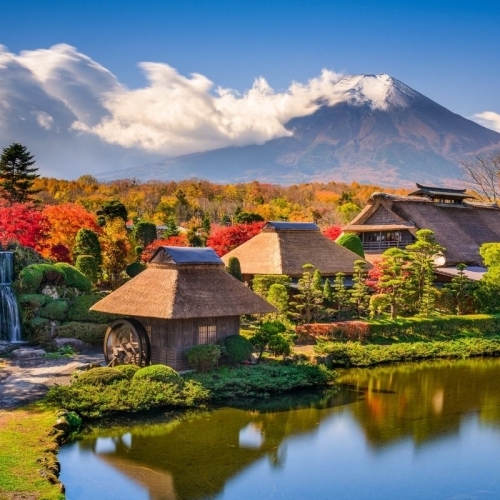 Oshino Hakkai: Ngôi làng cổ tích dưới chân núi Phú Sĩ 