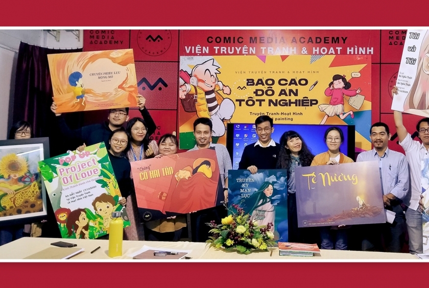 Đào tạo chuyên sâu ngành Họa sĩ truyện tranh tại Viện CMA