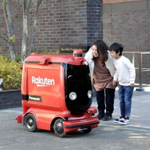 Rakuten ra mắt dịch vụ robot giao hàng