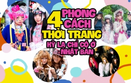 4 phong cách thời trang kỳ lạ chỉ có ở Nhật Bản