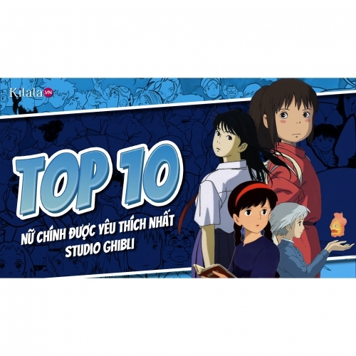Clip: Top 10 nữ chính được yêu thích nhất Studio Ghibli