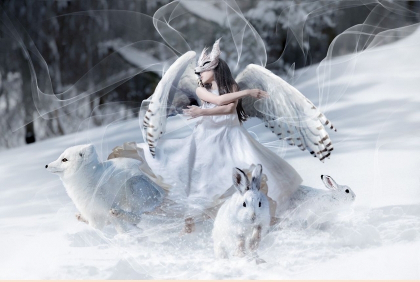 Cha người Nhật biến con gái mình thành công chúa tuyết