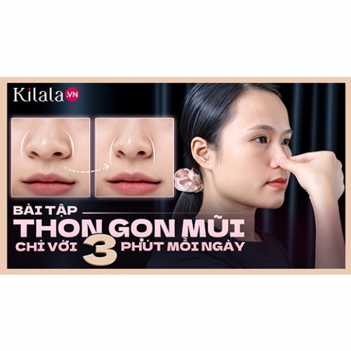 Clip: Bài tập thon gọn mũi chỉ với 3 phút mỗi ngày