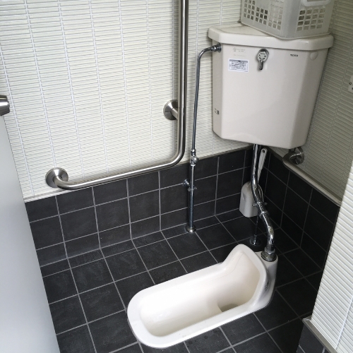 Trẻ em Nhật sợ nhà vệ sinh kiểu truyền thống