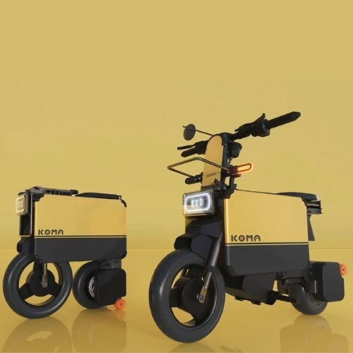 Xe điện có thể gấp gọn như đồ chơi của Nhật