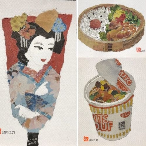 Câu chuyện về cụ bà hơn 90 tuổi vẫn miệt mài xé giấy vụn thành tranh