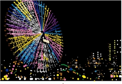 Những tác phẩm cảnh đêm rực rỡ được tạo ra từ nhãn dán
