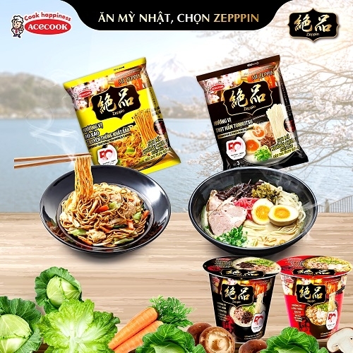 Thử ngay mì Zeppin, hương vị khiến bạn yêu thích ngay từ lần ăn đầu tiên!
