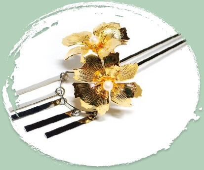 Birabira kanzashi. Ảnh : store.shopping.yahoo.co.jp