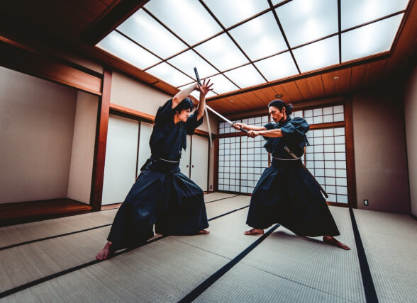 Kendo phát triển trên nền tảng tinh thần của các võ sĩ xưa.