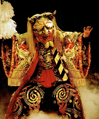 Một phân đoạn trong vở diễn Kabuki.