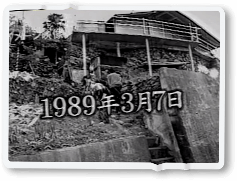 Ngôi nhà của người họ hàng ở thị trấn Sadamitsu, nơi Shinya mất tích một cách bí ẩn. Ảnh: Youtube mkkts1