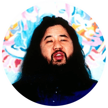 Shoko Asahara, kẻ đứng đầu Aum Shinrikyo.