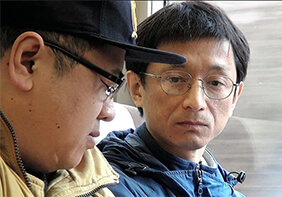 Hiroshi Araki, người phụ trách quan hệ công chúng cho Aum Shinrikyo.