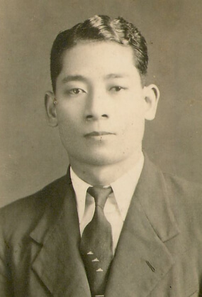 Ando Momofuku thời còn trẻ.