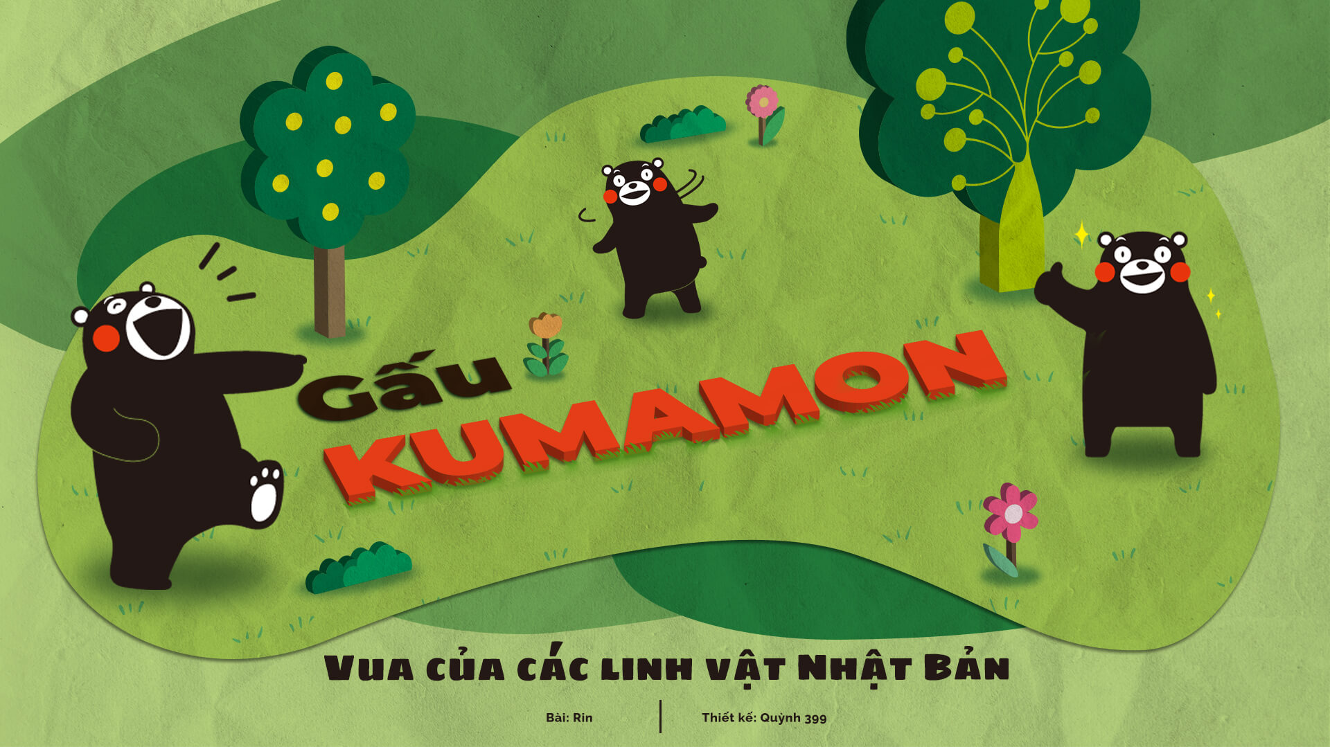 Gấu Kumamon, vua của các linh vật Nhật Bản