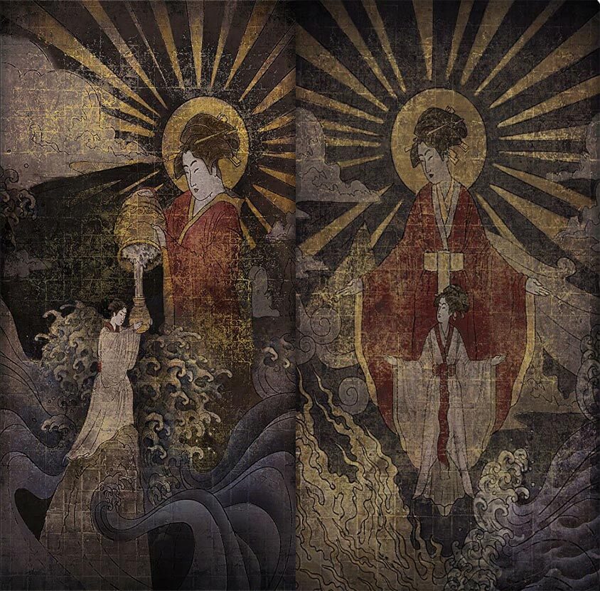 Bức ảnh thể hiện mối liên kết giữa Himiko và Nữ thần Mặt trời.