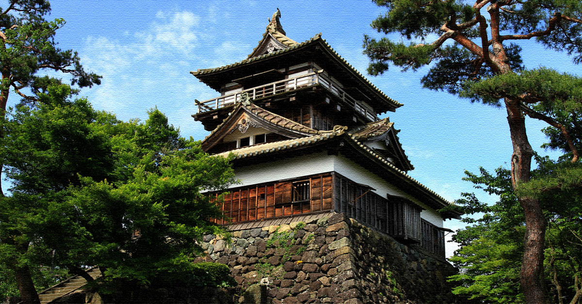 Lâu đài Maruoka được xây dựng với sự hy sinh của con người.