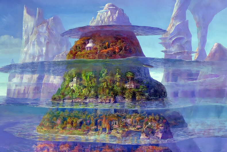 Những tầng nước lơ lửng.